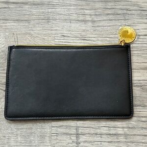 Stella McCartney Black Wallet/Makeup Case